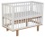 Кроватка Polini Kids Simple 340 (белый, бук   1244x644x960)