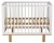 Кроватка Polini Kids Simple 340 (белый, бук   1244x644x960)