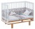 Кроватка Polini Kids Simple 340 (белый, бук   1244x644x960)