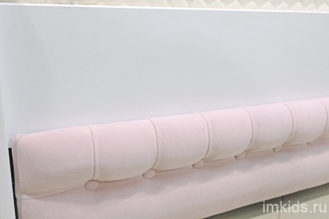 Детская кровать тахта "Тедди", цвет 027 нежный розовый.