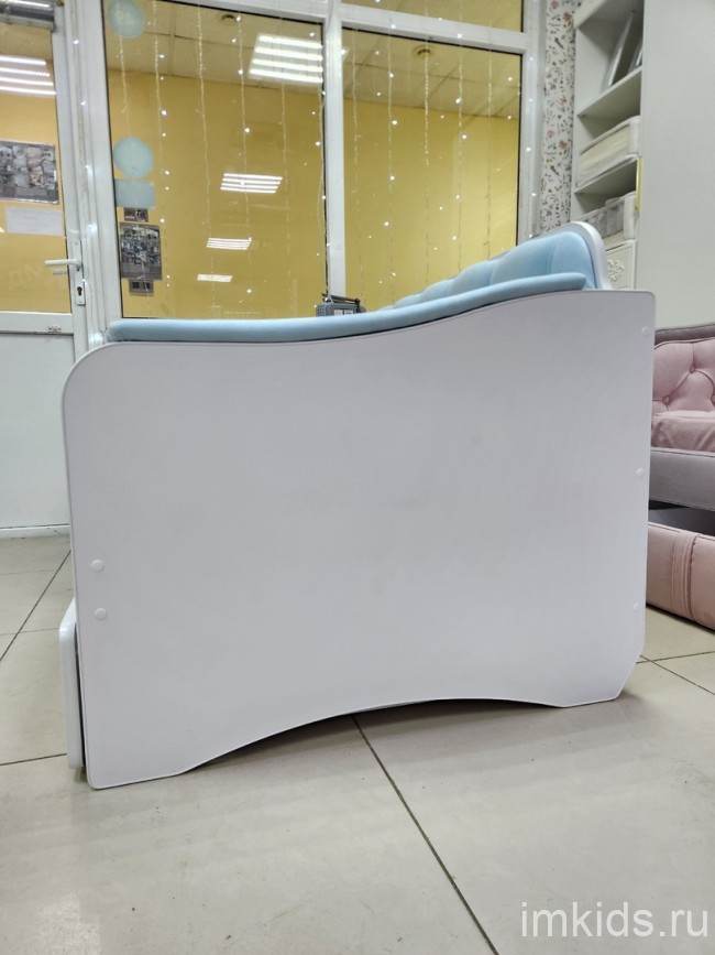 Кровать "Спорт", спальное место 170х80, ткань Тедди 331