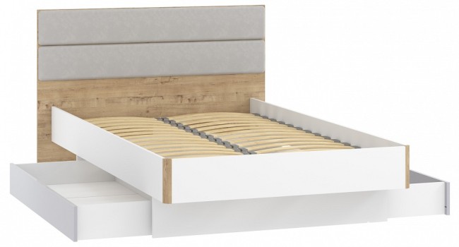 Ящик для кровати Морти НМ 041.21 (белый серый  1296x594x172)