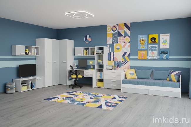 МОНО Стол письменный 1600 с угловым модулем