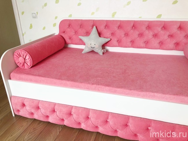 Тахта "Королевская" ящик с каретной стяжкой