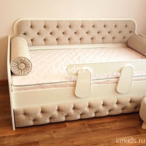 Тахта "Королевская" ящик с каретной стяжкой