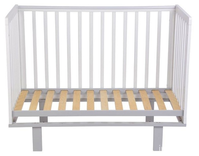 Кроватка Polini Kids Simple 340 (белый, серый 1244x644x960) Кроватка Polini Kids Simple 340 (белый, серый 1244x644x960)