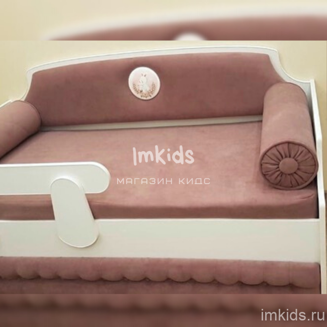 Детская кровать тахта "Тедди", цвет 633 дымчатая сирень