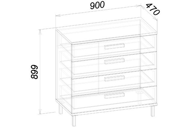  КОЛЛЕДЖ Комод К1