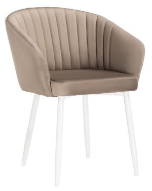 Кресло Корсо (белый  бежевый california 102 640x640x780)