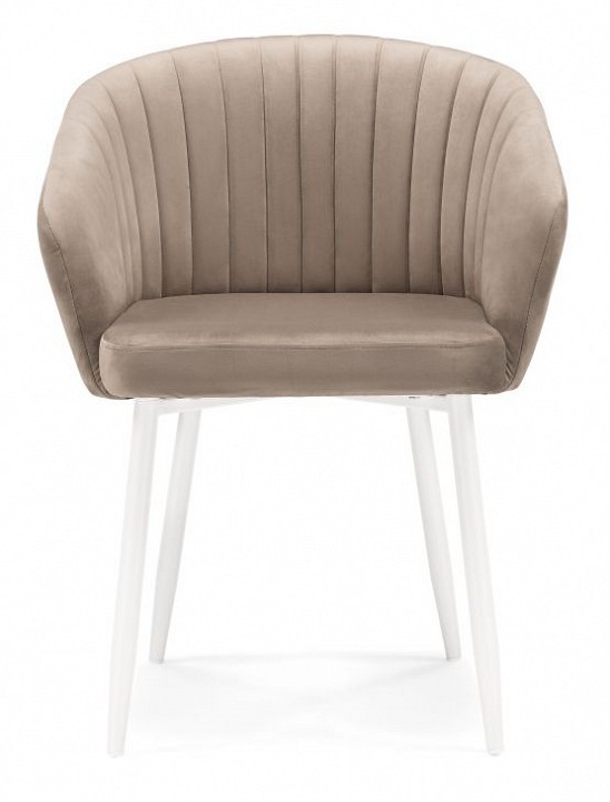 Кресло Корсо (белый  бежевый california 102 640x640x780)