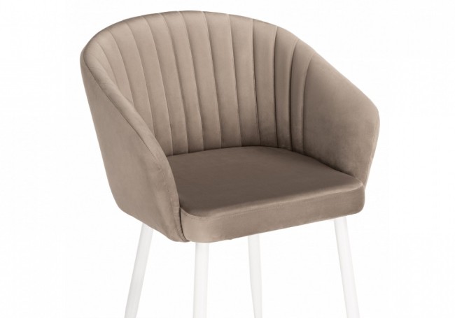 Кресло Корсо (белый  бежевый california 102 640x640x780)