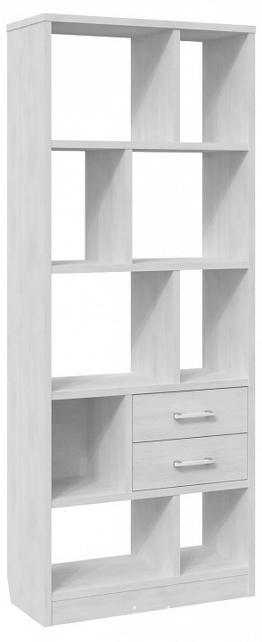 Стеллаж комбинированный Виктория ВИ-02К (северное дерево светлое северное дерево светлое  800x350x2000)