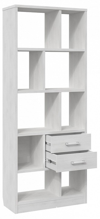 Стеллаж комбинированный Виктория ВИ-02К (северное дерево светлое северное дерево светлое  800x350x2000)