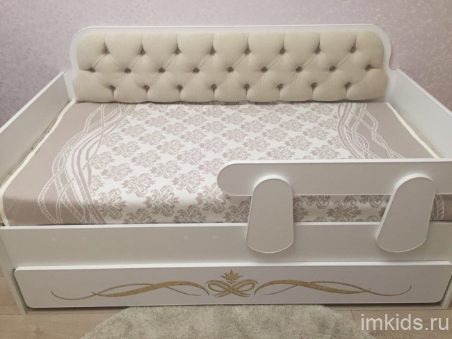 Детская кровать тахта "Крем" 