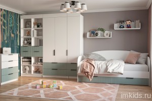 Гарнитур десткой комнаты "Лавис" комплект 8