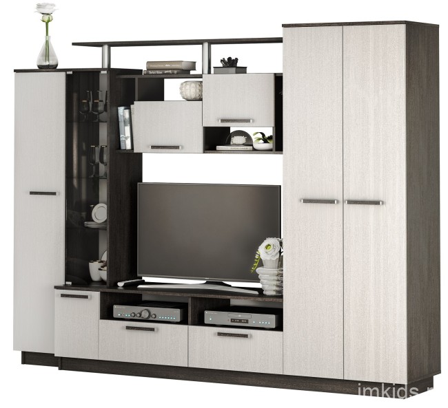 Стенка в гостиную Вега