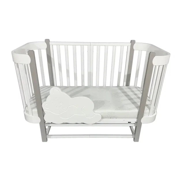 Кровать трансформер для новорожденных Adele 3в1 с расширением до 140