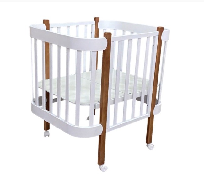 Кровать трансформер для новорожденных Adele 3в1 с расширением до 140