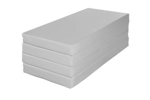 Мат № 5 (100 х 200 х 10) складной 3 сложения "KMSsport" пастель