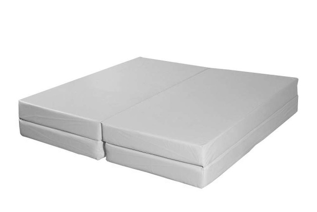 Мат № 5 (100 х 200 х 10) складной 3 сложения "KMSsport" пастель