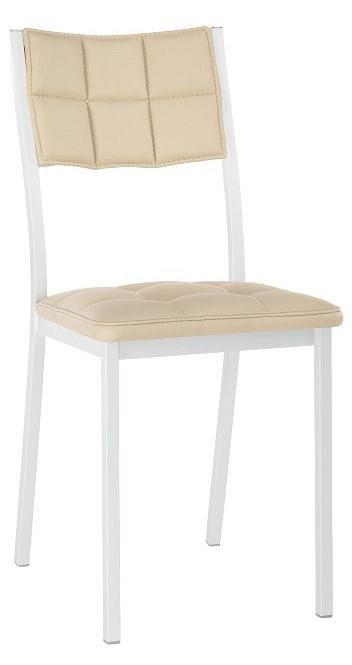 Стул Бекал (белый  бежевый d1 390x510x840)