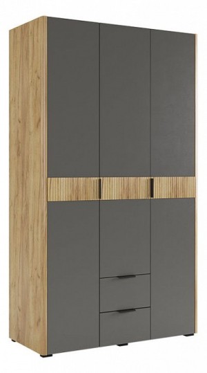 Шкаф платяной Адам (дуб крафт золотой графит  1264x500x2170)