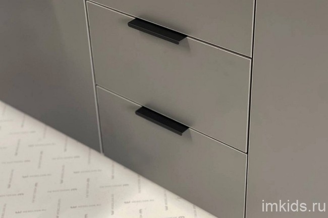 Шкаф платяной Адам (дуб крафт золотой графит  1264x500x2170)