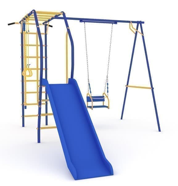 Уличный игровой комплекс Вереск модель № 2 с горкой 2 метра