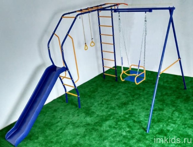 Уличный игровой комплекс Вереск модель № 2 с горкой 2 метра