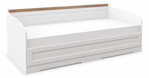 Кровать Тиволи МН-035-32 (белый, дуб стирлинг   2050x960x750)