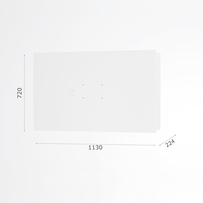 Шкаф навесной под ТВ Эко ШКН-06