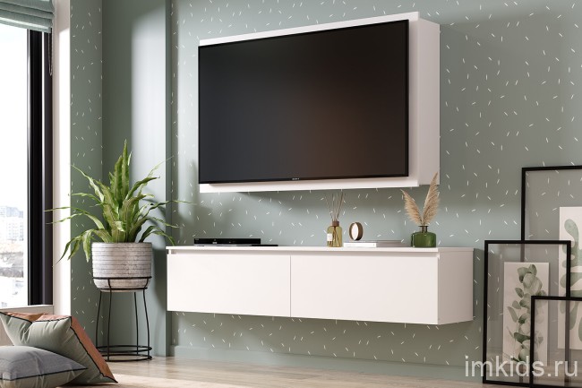 Шкаф навесной под ТВ Эко ШКН-06