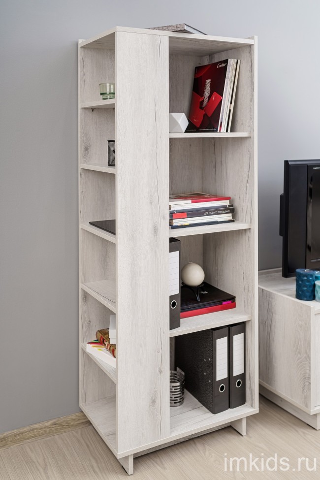 Стеллаж боковой Флекс 26 Дуб Шавиниган