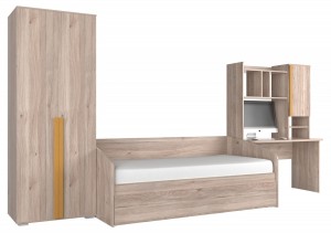 Гарнитур для детской Лайк К11 (дуб мария горчица, дуб мария  )