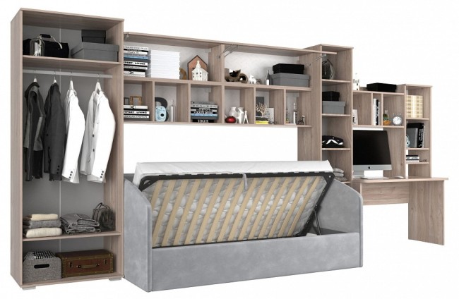 Гарнитур для детской Лайк КД138 (дуб мария галька, дуб мария галька )