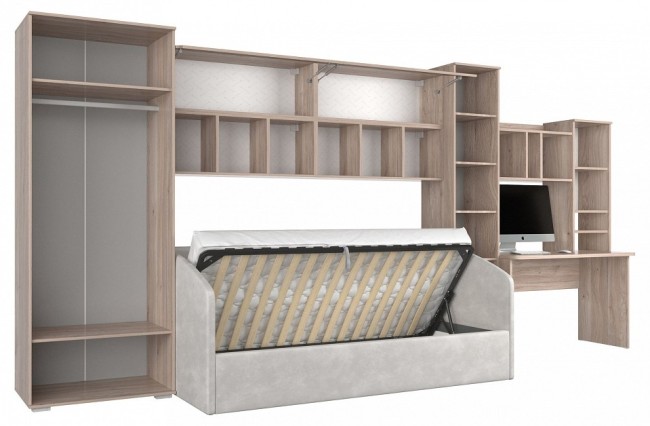 Гарнитур для детской Лайк КД138 (дуб мария галька, дуб мария галька )