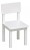 Стул Polini kids Simple 105 S (белый   510х265х290)