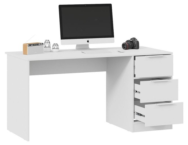 Стол письменный Марли (белый белый  1500x670x754)