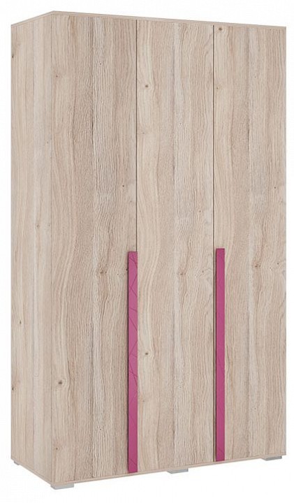 Шкаф платяной Лайк 05.01 (дуб мария дуб мария, фуксия  1200x550x2100)