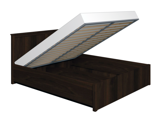 Кровать с подъемным механизмом Sherlock 42.2 160х200, орех Кровать с подъемным механизмом Sherlock 42.2 160х200, орех