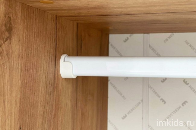 Шкаф платяной Адам (дуб крафт золотой графит, зеркальный  1264x500x2170)