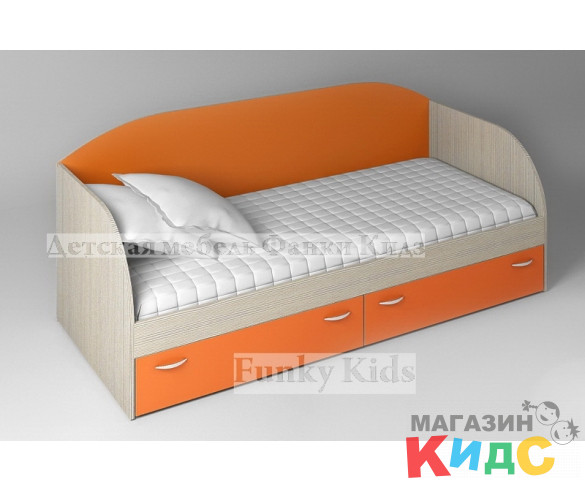 Детская кровать Фанки Кидз - спальное место 160х70см