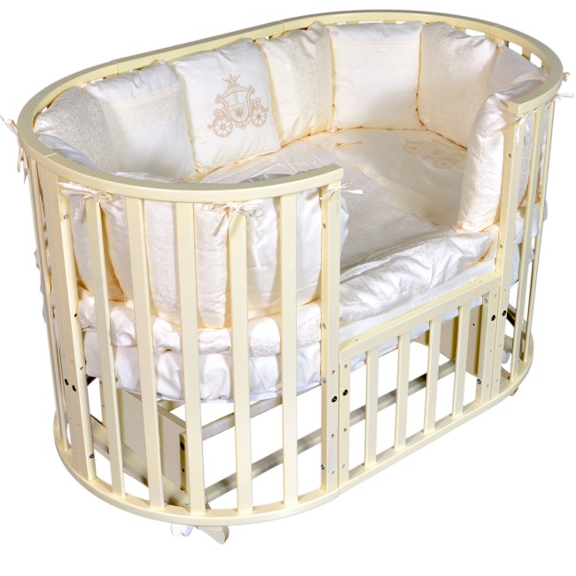 Кровать круглая 6 в 1 круг и овал SOFIA 2