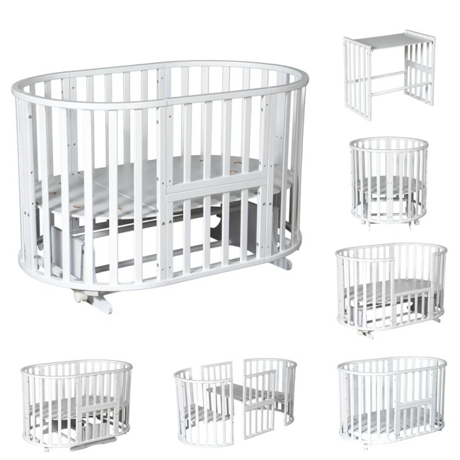 Кровать круглая 6 в 1 круг и овал SOFIA 2