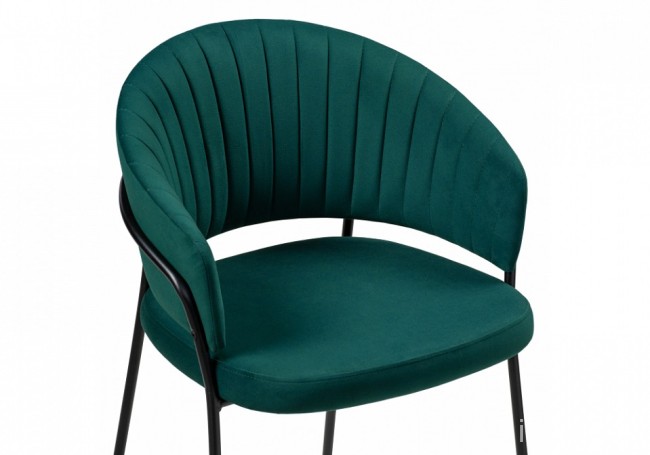 Стул Лео (черный  бирюзовый velutto 20 560x520x800)