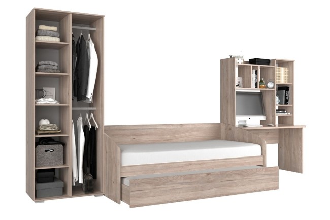 Гарнитур для детской Лайк К11 (дуб мария дуб мария, изумруд  )