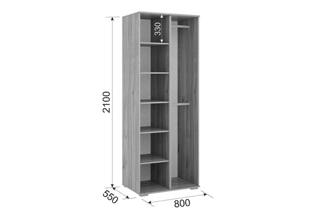 Гарнитур для детской Лайк К11 (дуб мария дуб мария, изумруд  )
