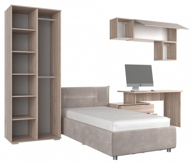 Гарнитур для детской Лайк КД53 (дуб мария галька, дуб мария галька )