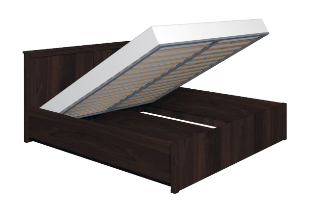 Кровать с подъемным механизмом Sherlock 41.2 180х200, орех Кровать с подъемным механизмом Sherlock 41.2 180х200, орех