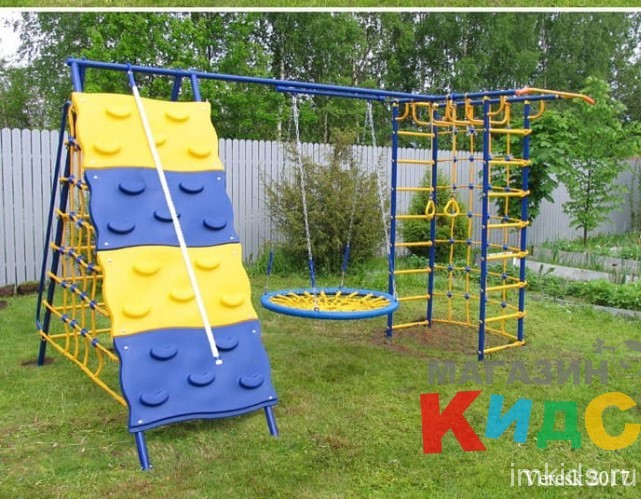 VERESK "Непоседа-Дачник", модель № 9 со скалодромом